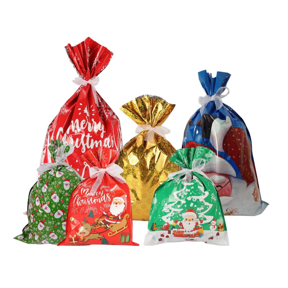 2025 Christmas Eve Drawstring Candy Gift Bag Set