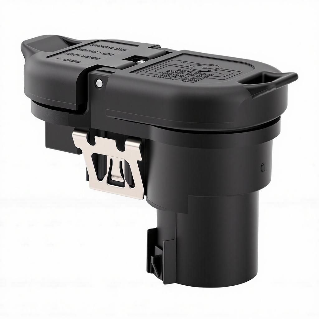 Trailer Brake Harness Towing 7 Pin Round 4 Pin Flat Plug Connector Replacement for Ford E 150 E 250 E 350 E 450 9U5Z