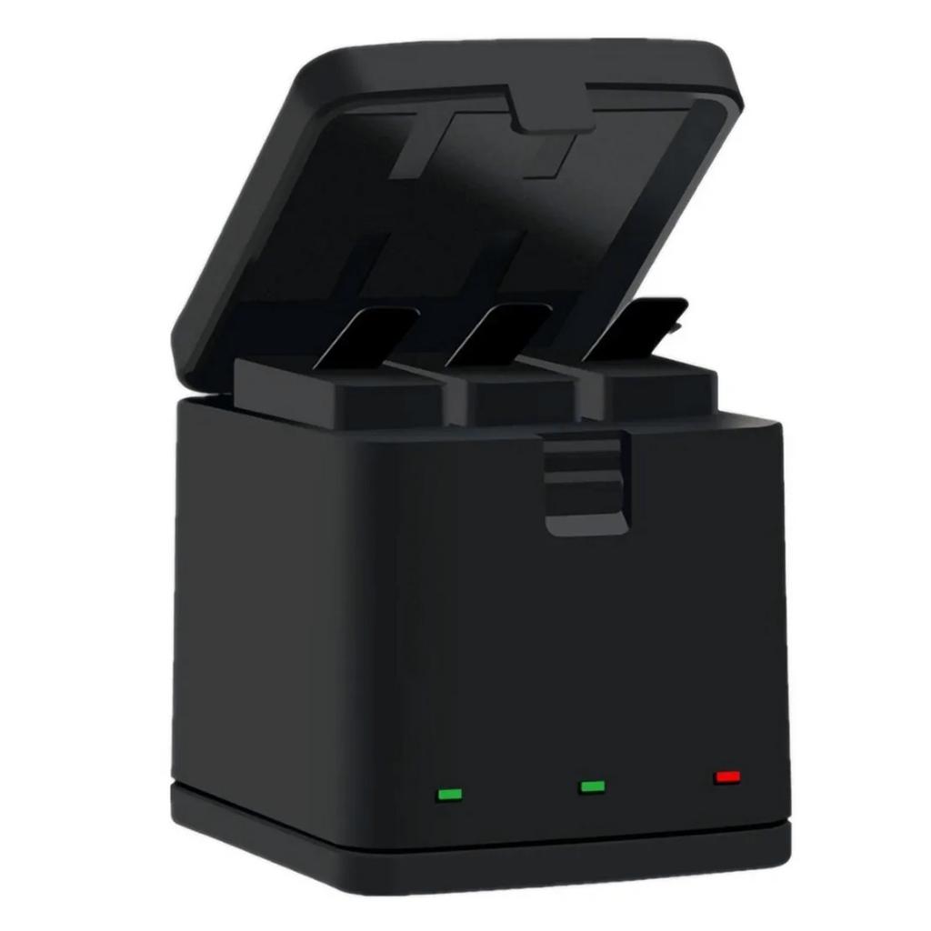 Camera Battery Charging Box Multiple Protections Fire Retardant TYPE C 3 Way Battery Charger for Hero 11 10 9