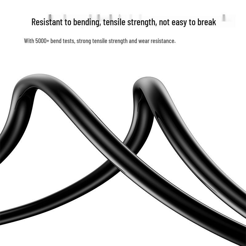 120W Spring Retractable Type-C 6A Flash Charge Cable for Apple & Huawei