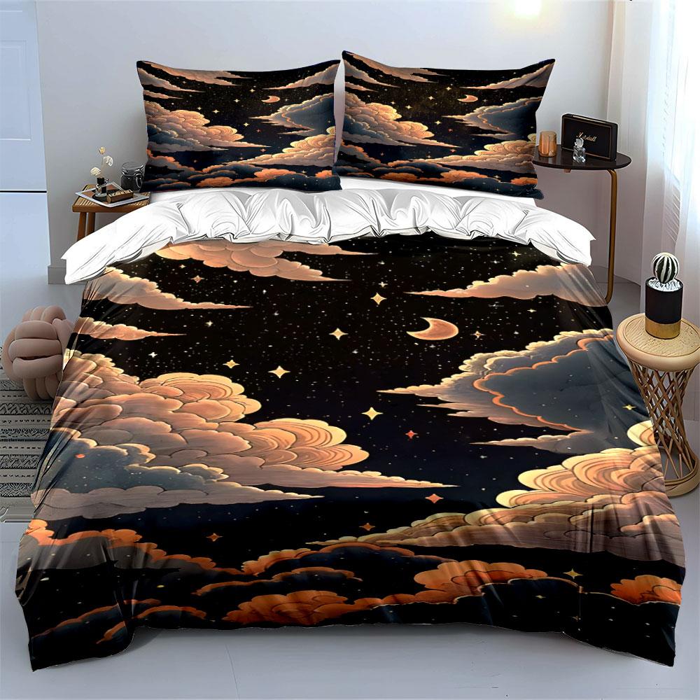 "Dreamy lighthouse under stars" Bedding sets Duvet covers Pillowcases(1* Duvet Cover 2* Pillowcases without duvet insert)