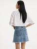 Unknown Planet Up-412 Asymmetrical Denim Wrap Skirt