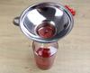 Steel Kitchen Funnel For Jars And Bottles + Strainer
