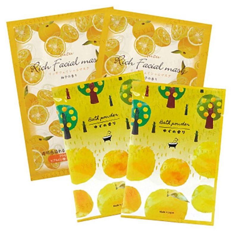 HONYARADOH - Yuzu Face Mask Bath Gift