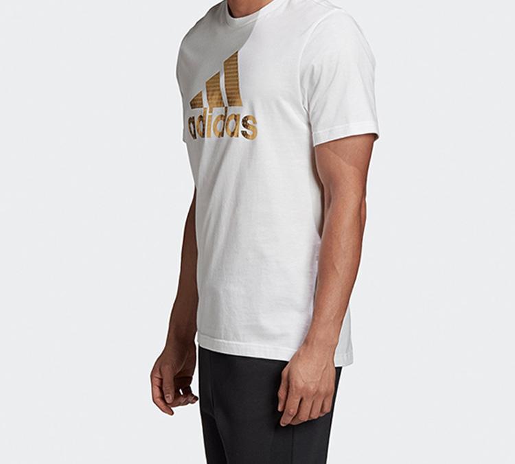 Adidas Set in Sleeve T Shirt Men's White GE4700