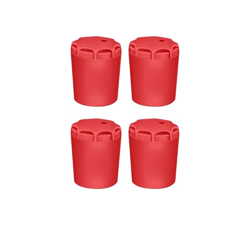 4pc Silicone Fishing Rod End Protector Caps Fishing Rod Tail Protector Butt Cushion Universal Handle End Protective Cover