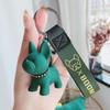 Exquisite Cute French Bulldog Puppy Keychain - Unisex Accessory for Bags