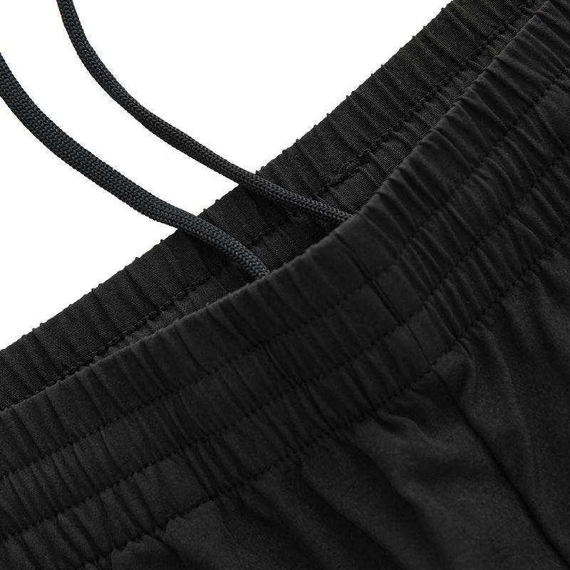 Anta Respirant Décontracté Confortable Polyvalent Short de Plage Cinq Points Short Homme Noir 1825332423-1