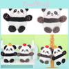 Delightful Stuffed Panda Keychain Plush Bag Charm With Soft Pp Cotton Filling