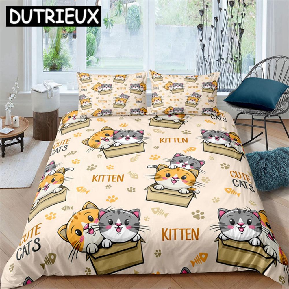 Simple Teddy Bear Pattern Bedding Set - Ideal For Children & Adults' Bedroom Decoration