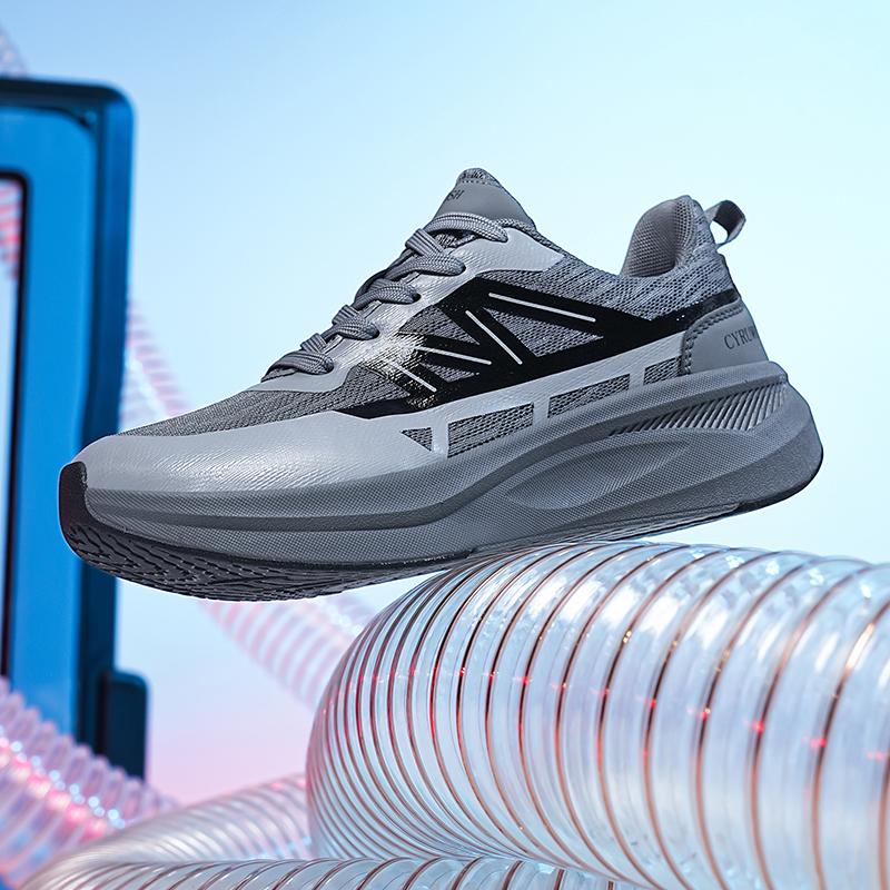 New Men'S Running Shoes Breathable Comfortable Casual Outdoor Daily Training Lace Up Sports Shoes 39-46