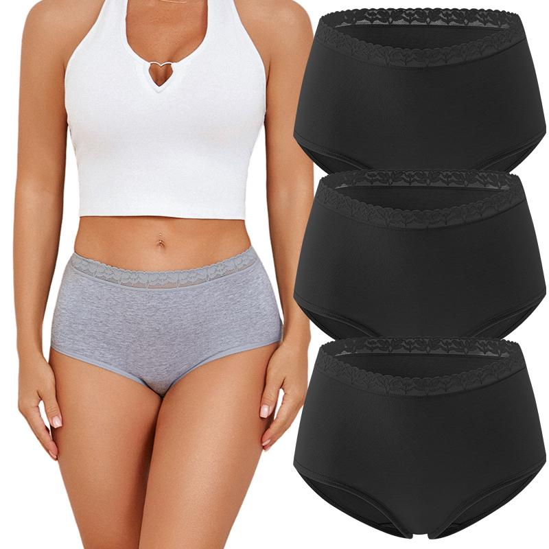 3PCS/Set S-XXL Women Sexy Cotton Panties Underwear Female Underpants Woman Briefs Cotton Pantys Girl Intimates Lingerie
