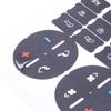 A/C Dash Button Decal Sticker Repair Kit Fit for Chevrolet 1500 2500 3500 GMC Sierra Yukon Saturn Outlook XR 2009-2012 Black