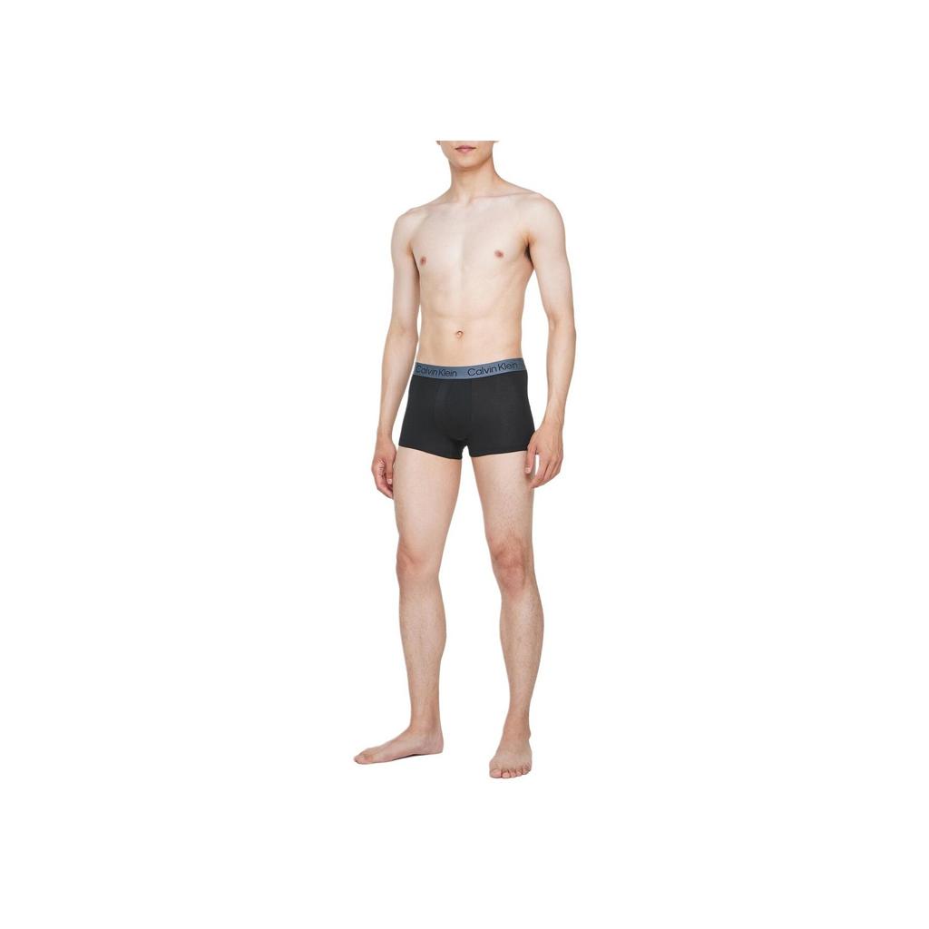 Calvin Klein Comfortable Waistband Letter Print Simple Underwear 3-Pack Men Underwear Black NP2526O-8OG