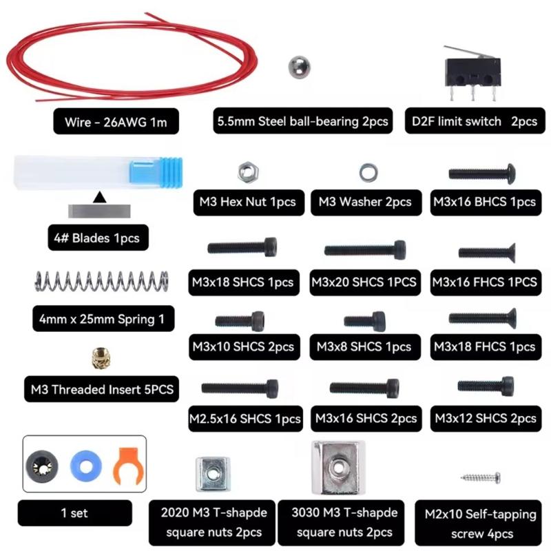 Stealthburner Toolhead Upgrade-Kit für 3D-Drucker mit bewegungsaktivierter Schneidklinge und verbesserter Zuverlässigkeit beim Filamentwechsel