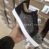 Klinknagel schoenen rode zool neus stud voetbalschoenen casual koppel trend mode veelzijdig veterschoenen board schoenen