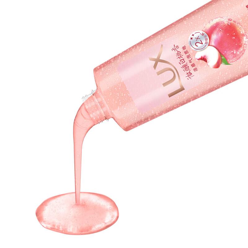 Lux White Peach Scented Bubble Shower Gel