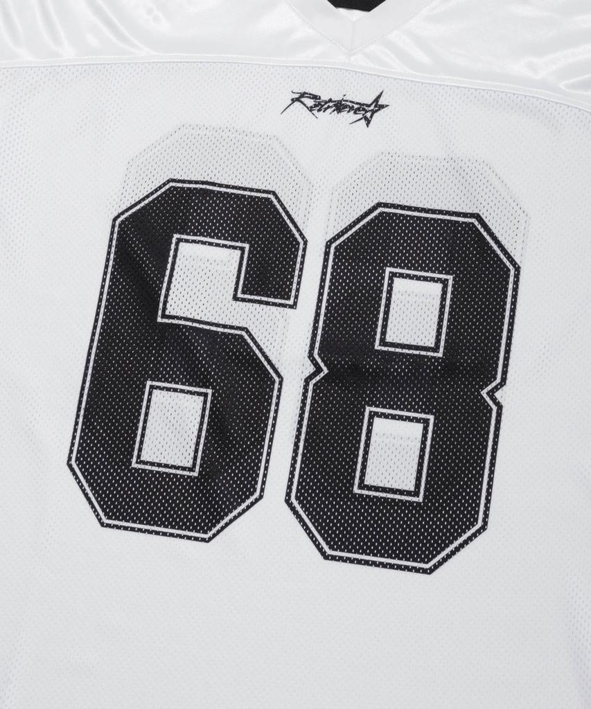 RETRIEVER CLUB 68 Long Football Jersey [White]