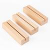 10 PCS Wood Place Card Holders Wood Sign Holders Table Number Holder Stands Name Card Holders for Wedding Table Setting