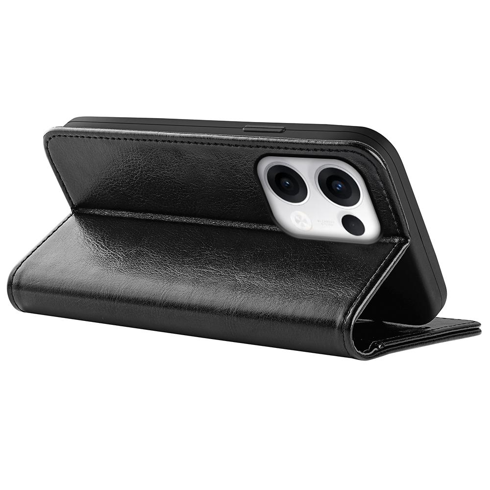Dla Oppo Reno13 5G (Światowy) Etui portfelowe Tekstura Crazy Horse Podstawka Skórzany Pokrowiec na Telefon