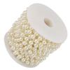 8mm Size Pearl Beads Garland White Faux Pearl Beads Garland Beige Color 10M Pearl Bead Roll Floral Centerpieces