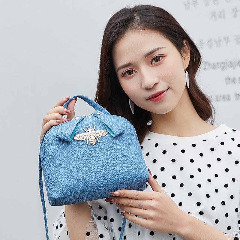 Women Girls Cross Body Bag Bee Party Messenger Shoulder PU Handbag Doll House