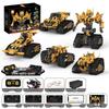 5-in-1 Robot Programming Building Blocks Educational Toy for Kids - Digital Display Remote Control