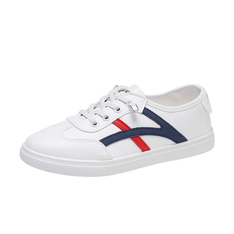 Spring/Summer Women's Korean Style Leather Flats - Versatile, Comfortable, Non-Slip, Breathable, White Casual Shoes