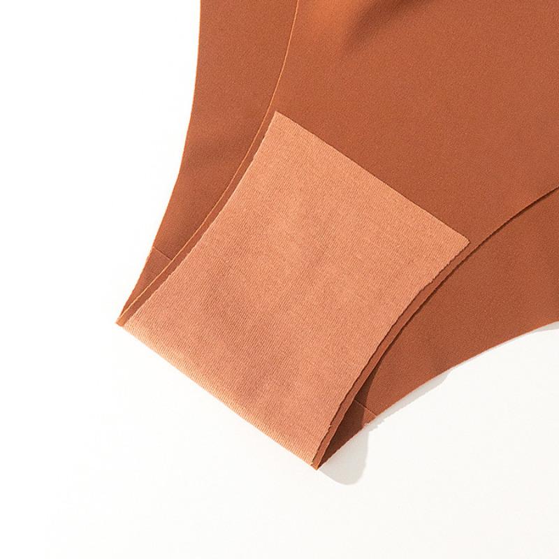 Eisseide, nahtlos, mittelhohe, schnell trocknende Unterwäsche für Frauen ohne Hüfte und Bauch, bequeme Sport- und Fitness-Damen-Slips