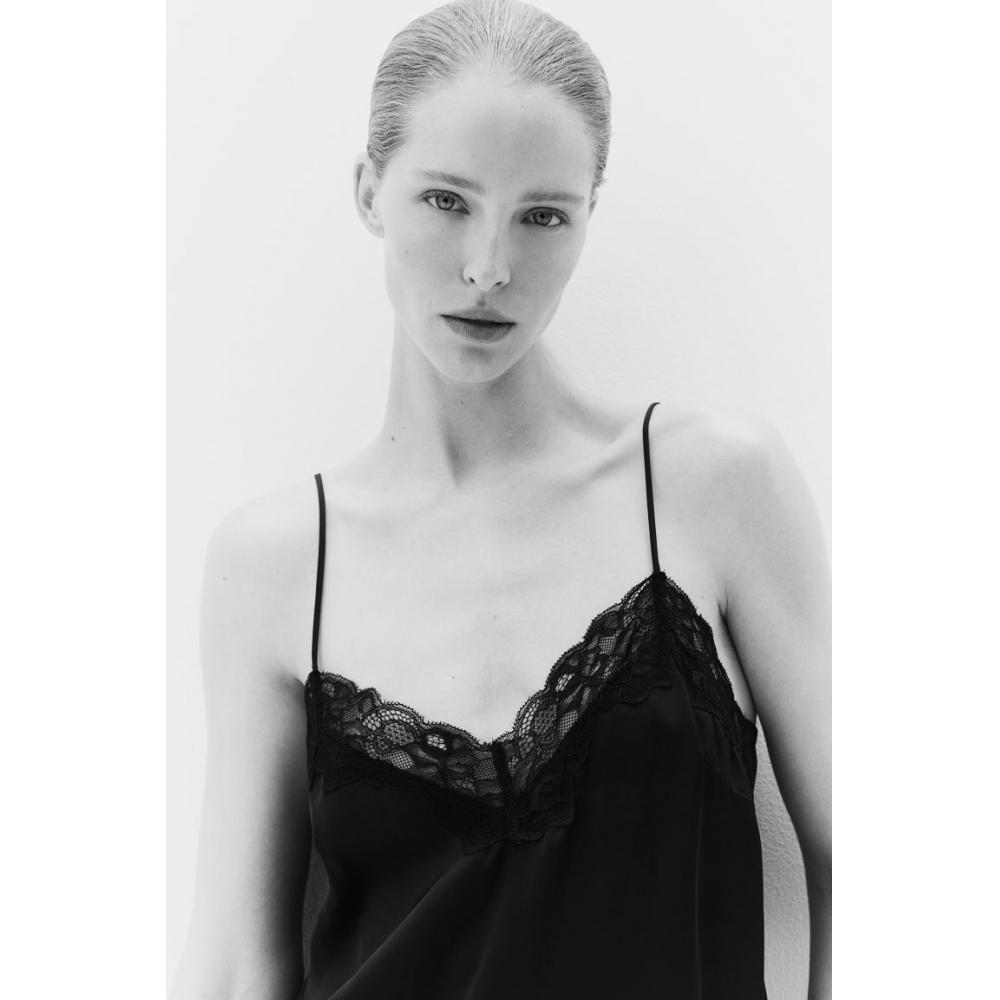 

H M Satin nigHt Sleep Black