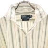 Polo by Ralph Lauren Striped Pattern Long sleeve Cotton shirt XL white Men's Used