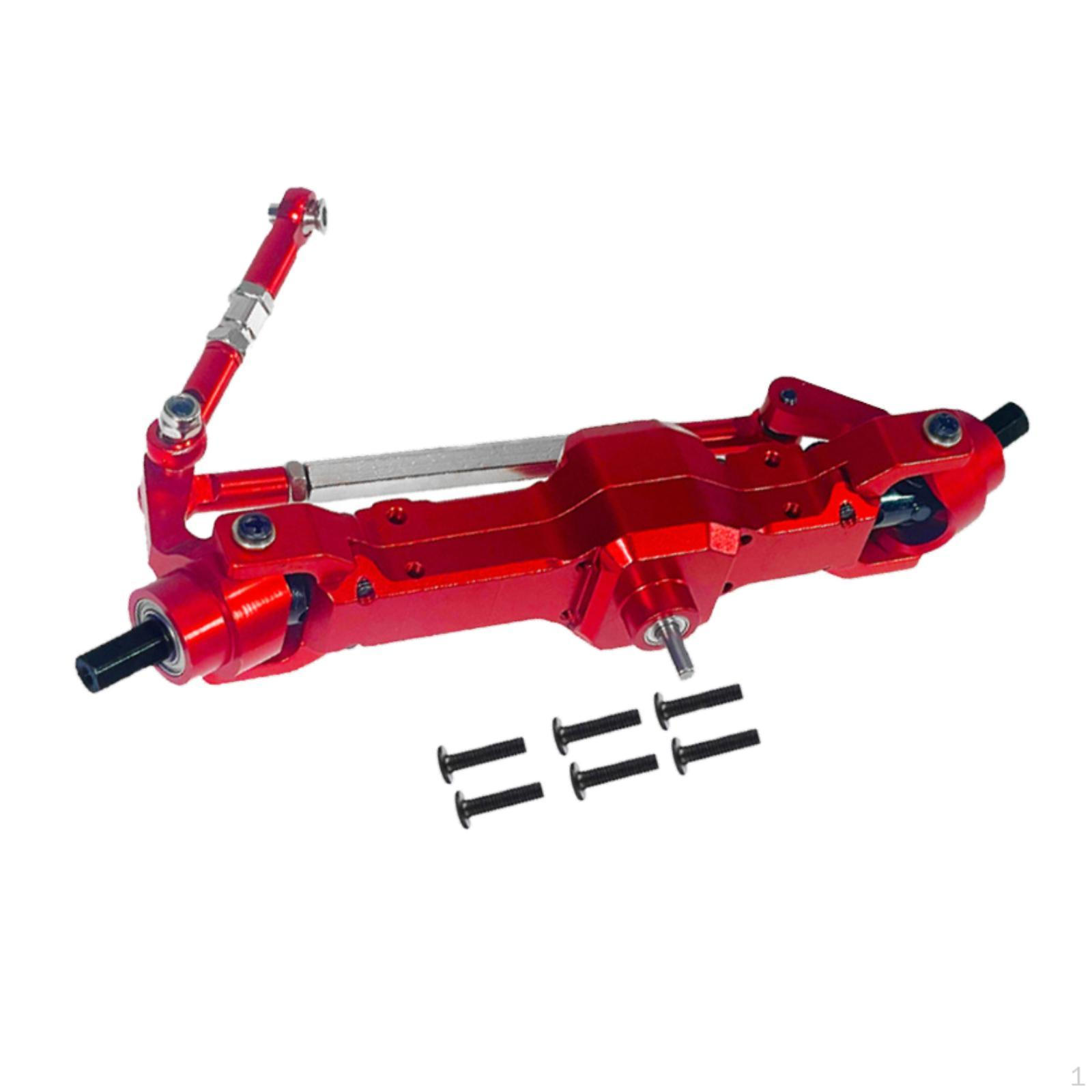 

Front Bridge Axle Assemble Metal 1/16 Upgrade RC Drive Set for Remote black