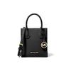 Michael Kors Mercer Classic French Commuter Letter Accordion Bag Crossbody Shoulder Bag Leather Tote Mini Women Bags Black 35S1GM9T0L-001