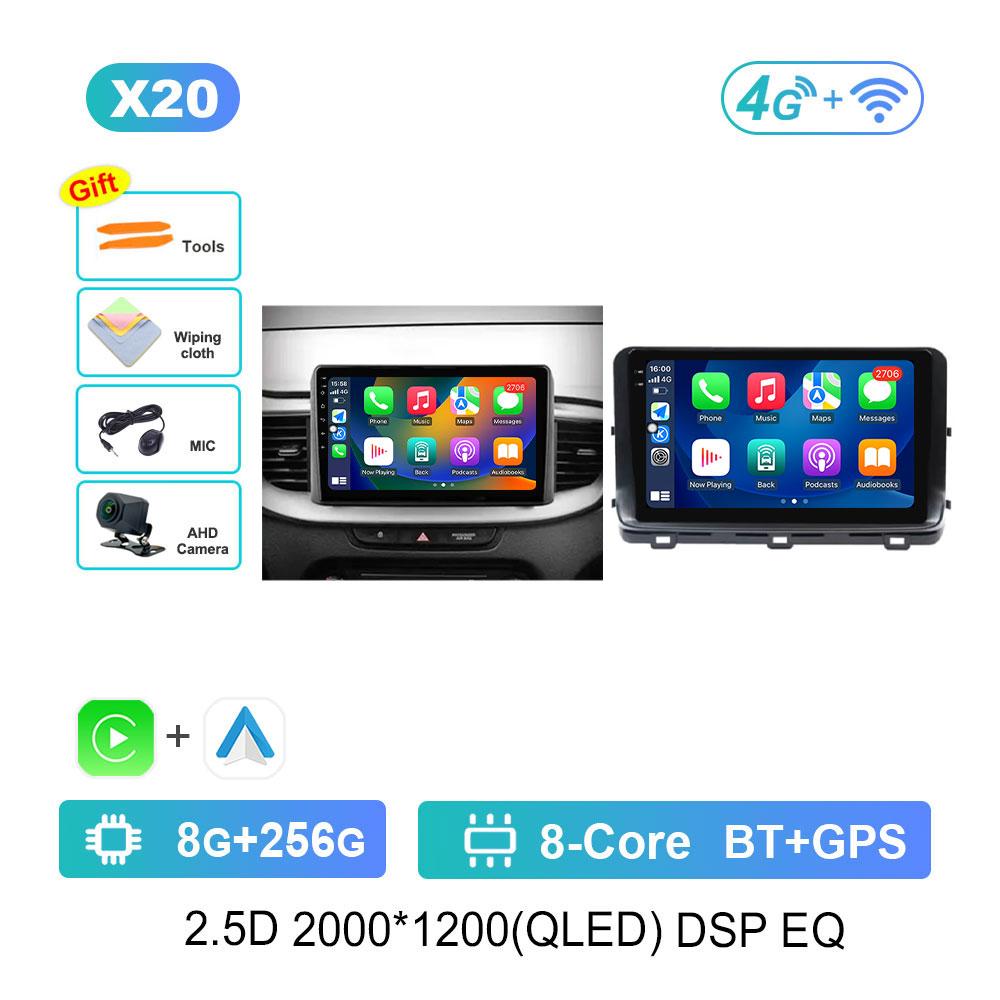 Car Radio Multimedia Player Android 14 Intelligent System for Kia Ceed 3 CD 2018 - 2022 2.5D Screen GPS Navigation WiFi BT