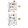 Wall-mounted doll magnetic doll display cabinet dust-proof doll hand box