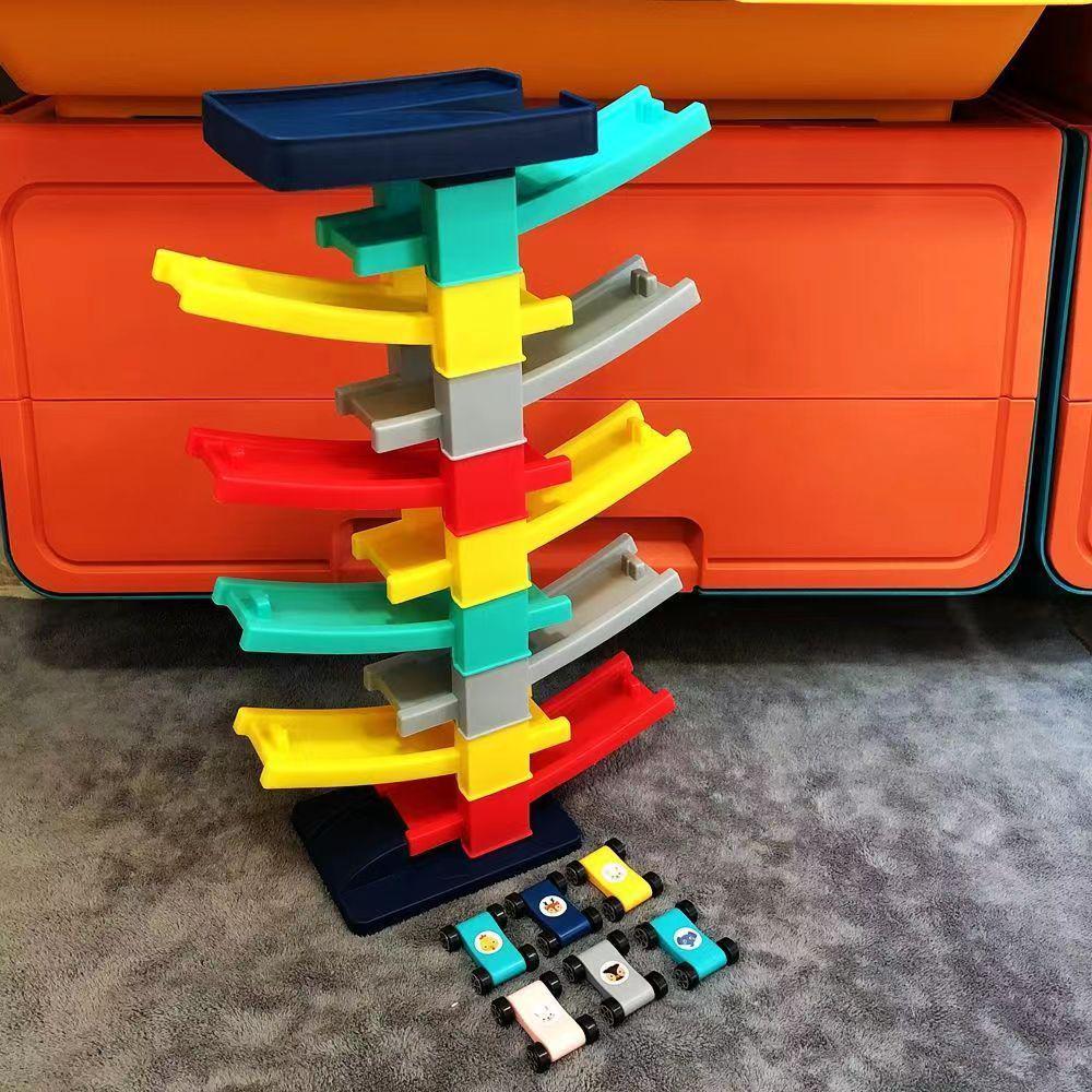 Gliding Track Car: Educational Inertial Toy for Kids 1-6 Years