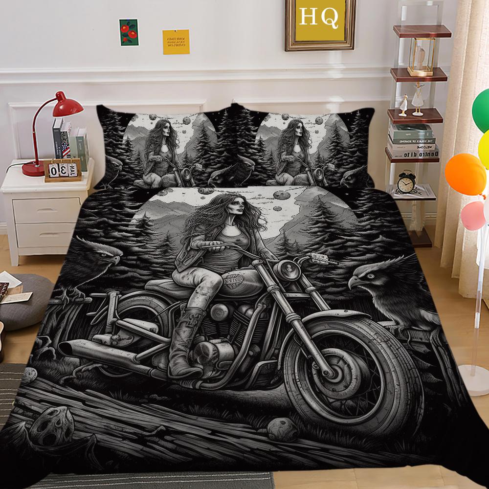 Beauty Skull Duvet Cover Twin Queen Size Bedding Set Cover Home Textiles Adults High Quality Bedding Cover Suit
