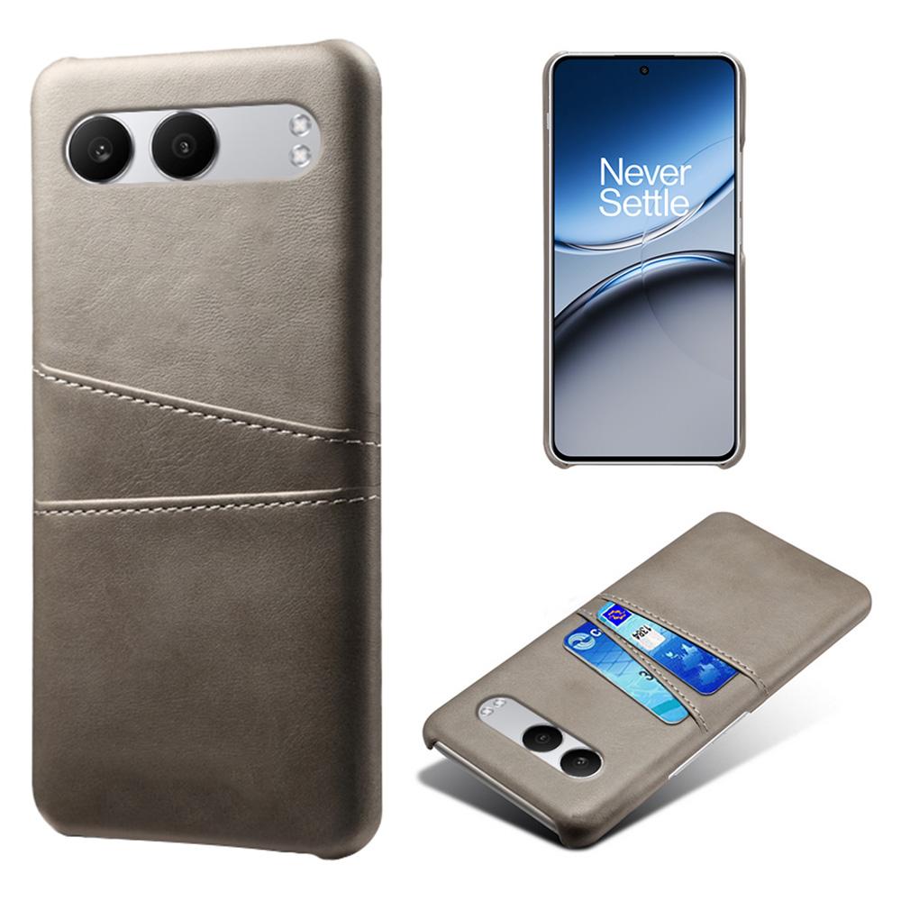 Pro pouzdro OnePlus Nord 4 Dva sloty na karty PU kůže+Tvrdý PC kryt na telefon