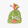 Autumn and Winter Children's Warm Knitted Hat Parent Child Wool Hat Girl Cute Cartoon Funny Eyes Tentacles Will Glow