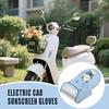 E-bike Motorcycles Handlebar Gloves Weatherproof Handle Cover Sun Protection Hand Guard Gloves For Riding Motorcycle Atv