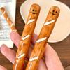 Baguette Coffee Stirrer Ceramic Mixing Stick Cute French Bread Design Heat-Resistant Coffee Spoon for Tea Beverage Stirring Kitchen Decor