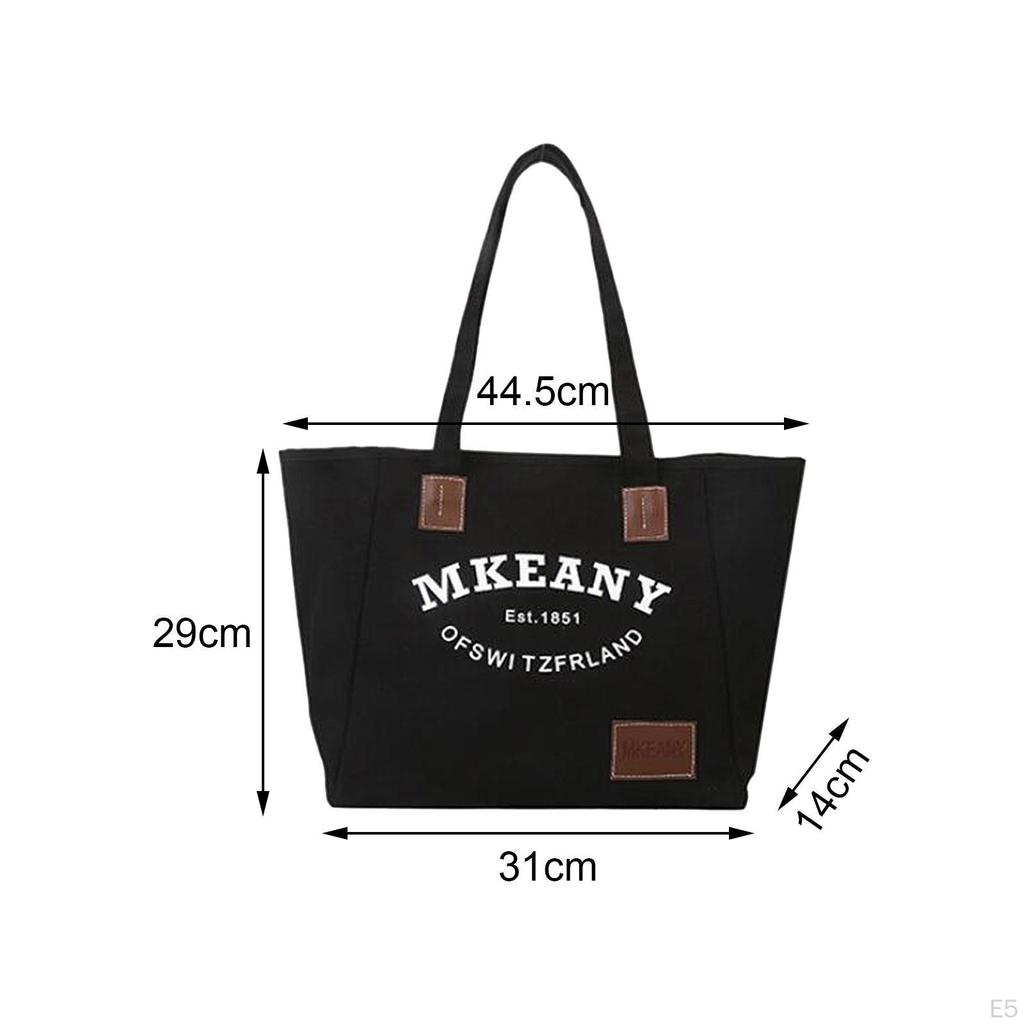 Canvas Women Shoulder Bag Handbag Casual Durable Wallet Lightweight Hobo Tote for Holiday,