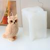 Standing Owl Candle Molds Animal Silicone Mould Plaster Molds Handmade Parrot Molds Ornament Molds Epoxy Resin Molds