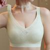 Rabbit Ear Lingerie for Women Thin and Breathable Gathered Bra Gathered Bra Double Breasted Bra No Steel Rims Plus Size Bra