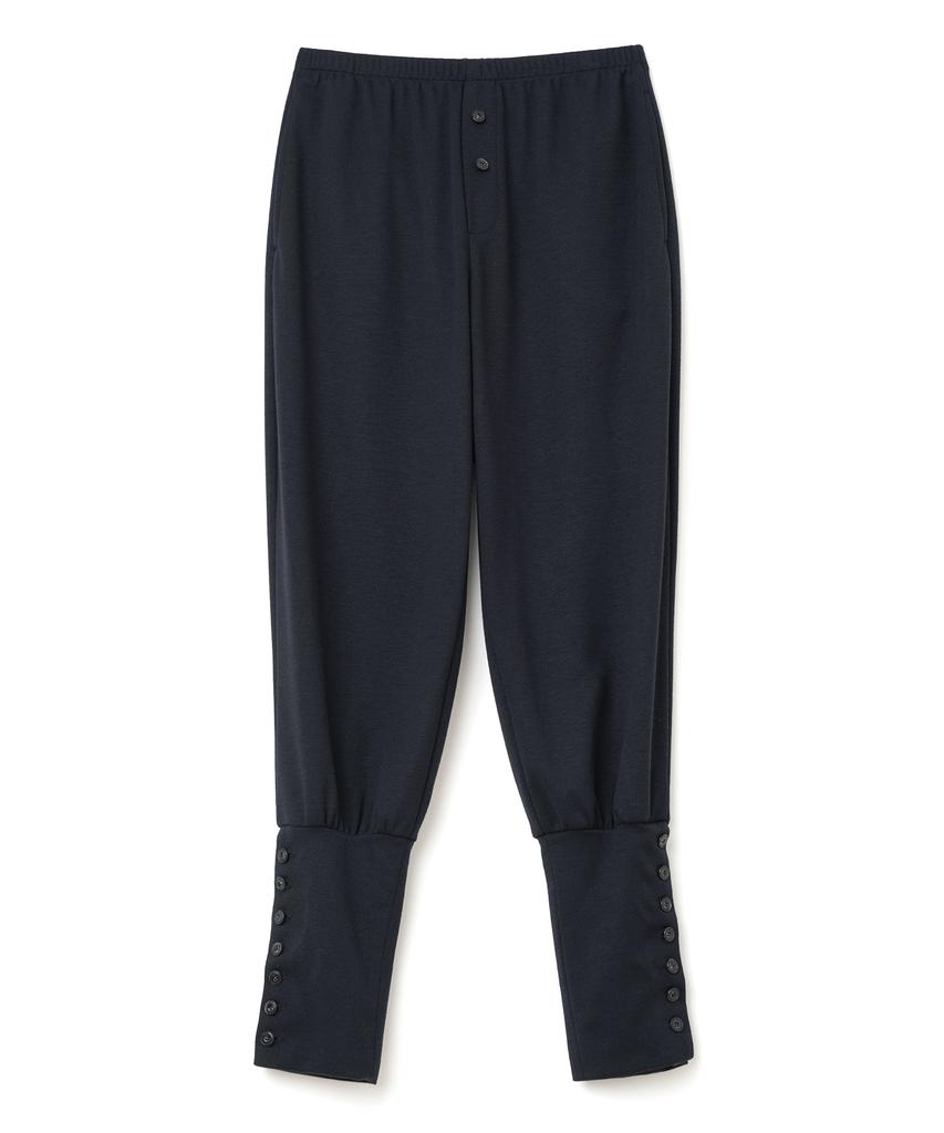 MILLO WOMEN Jersey Button-Up Joggers [Navy]