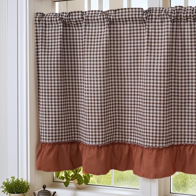 Reusable Polyester Shelf Curtain Easy Setups Sturdy Fabric for Home Decoration Space Management