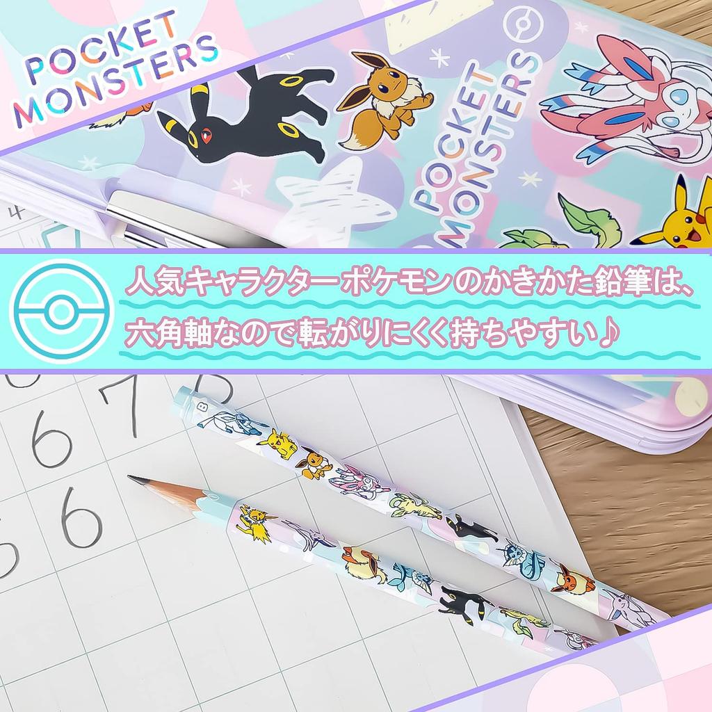 Showa Note Writing Pencil Pastel 302729005 Pokémon Pencil, B, Flake,