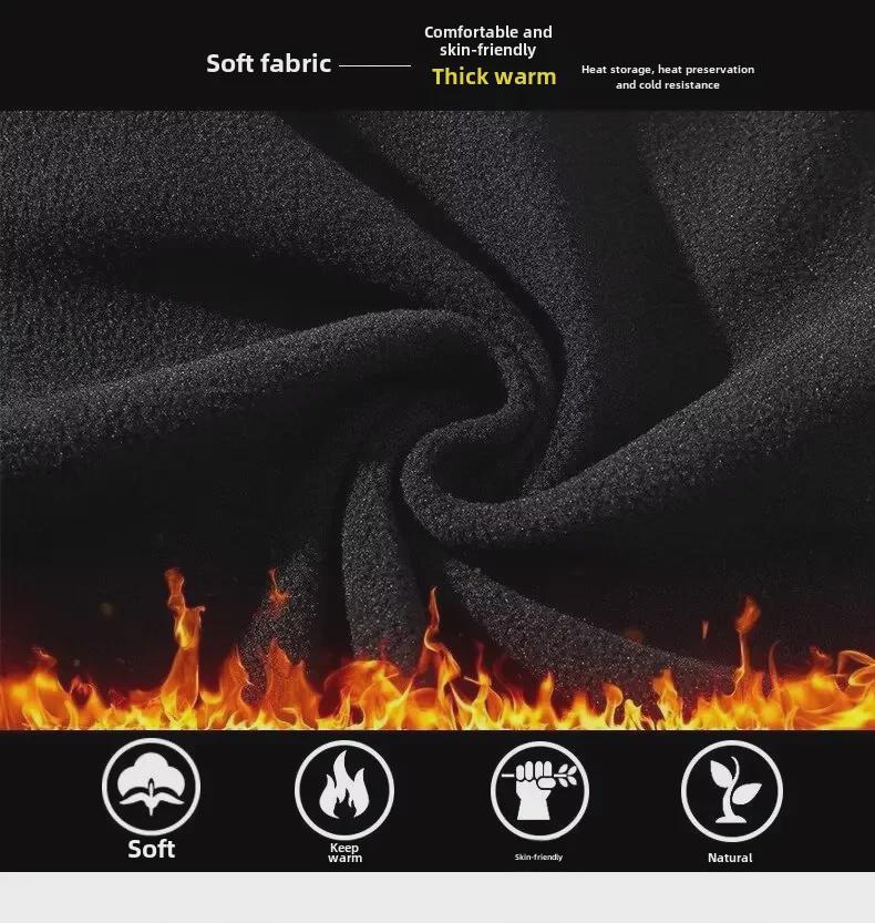 Herren Cordhose im amerikanischen Stil: Herbst/Winter Plus Samt Lose Gerade Jogginghose, Trendy Weite Bein Casual Hosen