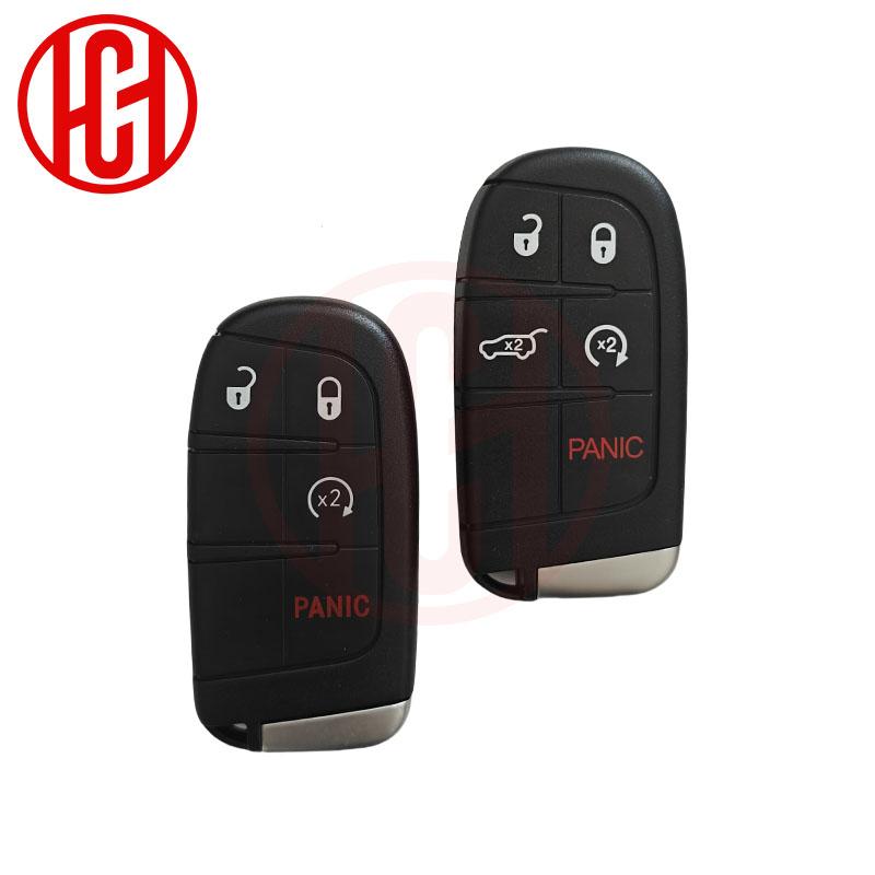Car Smart Key Case Shell For Jeep Cherokee Dodge Ram 1500 Journey Charger Dart Challenger Durango Chrysler 300 CY24 Blade
