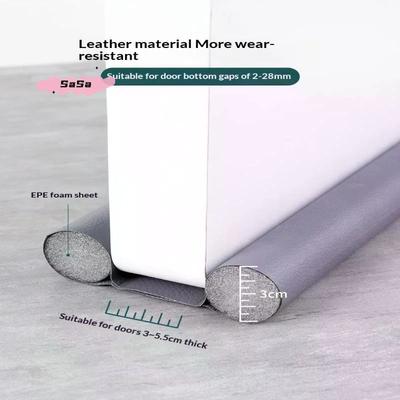 1 Piece Door Bottom Seal Strip Soundproof Insulation Wind Under Door Draft Stopper Blocker Weather Strip For Interior